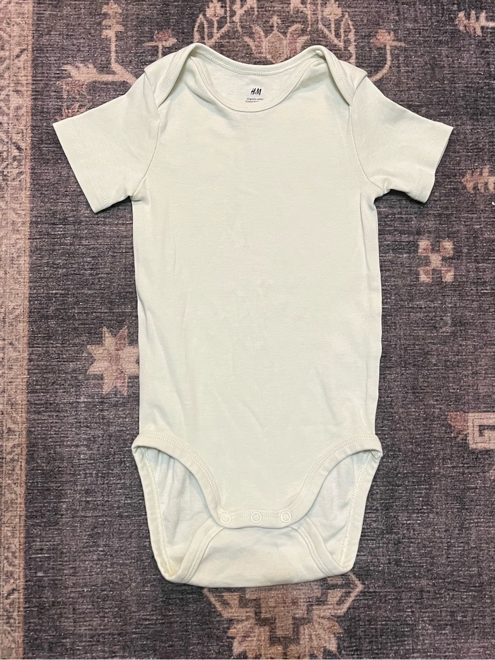 H&M Short-Sleeve One-Piece in Pale Mint